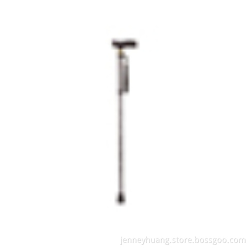 Plastic Handled Walking Stick with Engraved Pattern